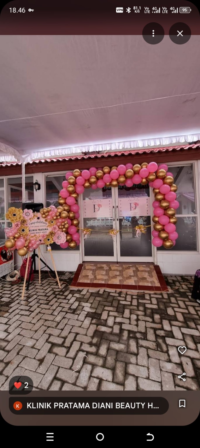 Klinik Pratama Diani Beauty House tampak depan